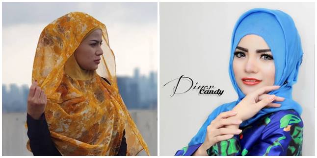 7 Portraits of DJ Dinar Candy When Wearing Hijab, Automatically Want to Provide