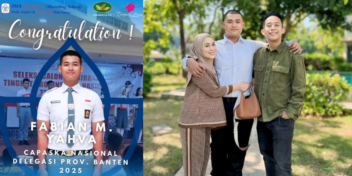 7 Portraits of Fabian, Denny Cagur's Son, as a Candidate for the National Paskibraka 2025