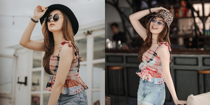 7 Casual Style Portraits of Jennifer Eve, Star of the Soap Opera 'NALURI HATI', Mini Tank Top Becomes the Mainstay - Her Poses are Hilarious and Mesmerizing Netizens