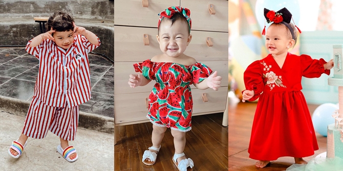 7 Stylish Portraits of Designer Kids Zaskia Sungkar to Dian Pelangi, Some Love to Wear Branded Outfits - Fresh Like Watermelon