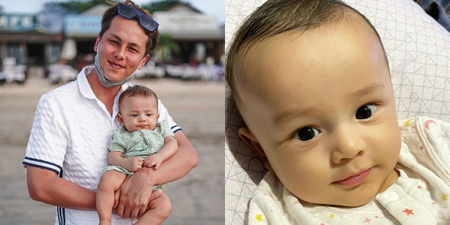 7 Adorable Portraits of Baby Saka, Ussy Sulistiawaty and Andhika Pratama's Child, Growing Handsome Like His Father