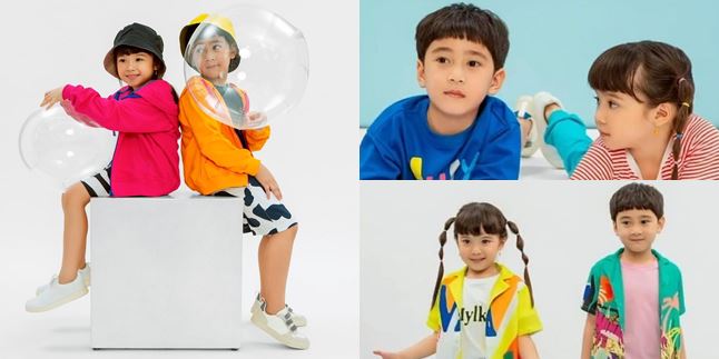 7 Adorable Portraits of Gempi and Rafathar as Children's Clothing Models, Netizens: These Kids are Outstanding