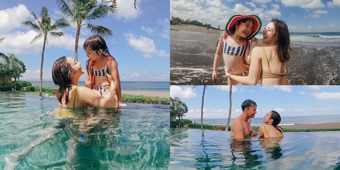 7 Portraits of Gisella Anastasia's Vacation to Bali with Wijaya Saputra, Gempi Doesn't Want to Go Home