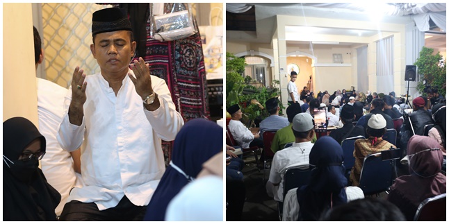 7 Photos of H. Faisal at the 40th Day Event for Bibi Adriansyah & Vanessa Angel, Mentioning His Wife Still Crying Remembering the Late Bibi & Vanessa