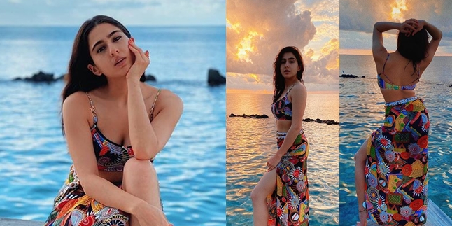 7 Hot Photos of Sara Ali Khan in Maldives, Beautiful in Colorful Bikini