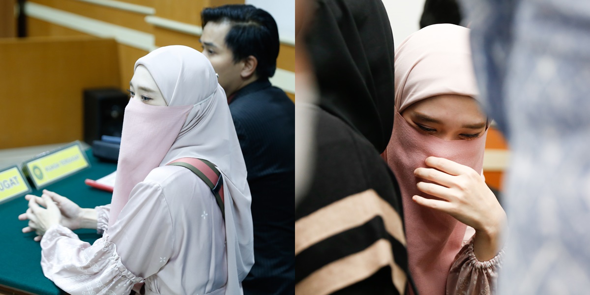 7 Photos of Inara Rusli Attending the First Divorce Hearing, Smiling Behind the Veil - Virgoun Didn't Come