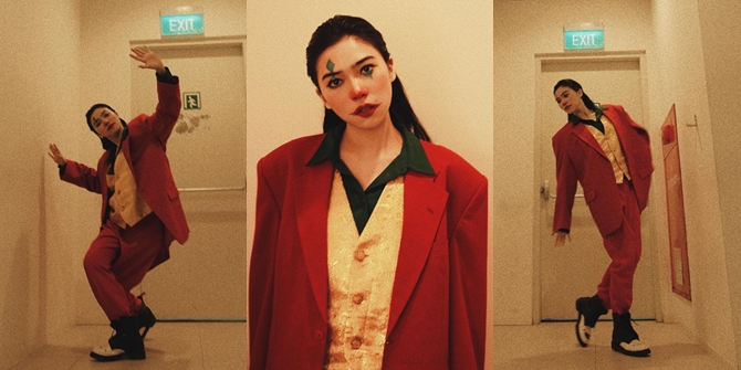 7 Portraits of Isyana Sarasvati in Joker-inspired Costumes, Super Quirky!