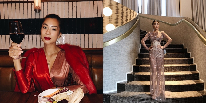 7 Portraits of Jennifer Bachdim Wearing 'Transparent' Dress Similar to Kendall Jenner at the Met Gala, Sparkling All Over - Absolutely Beautiful!