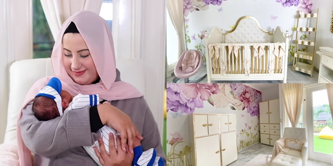 7 Photos of Tasyi's Twin Tasya Farasya's Baby Room, Luxurious in Pink-White and Full of Ribbons - Turns Out the Child is a Boy