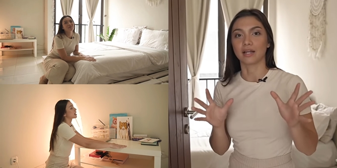 7 Portraits of Angela Gilsha's Room, the Actress of 'SAMUDRA CINTA', Very Minimalist with White Nuance