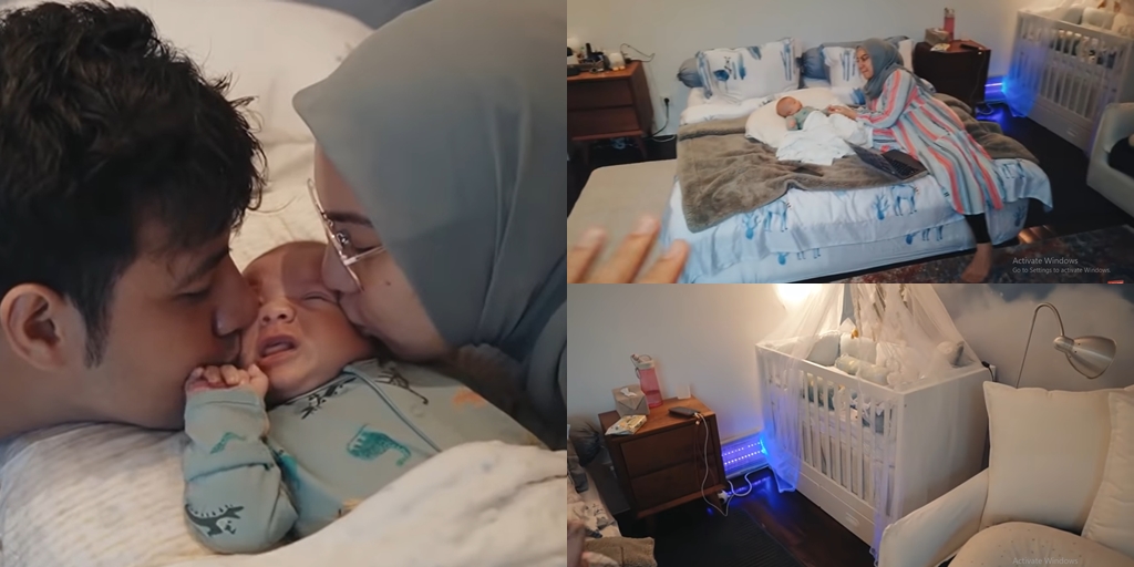 7 Portraits of Irish Bella and Ammar Zoni's Baby Air's Bedroom, Blue and White Nuances and the Full Name of the Beloved Child