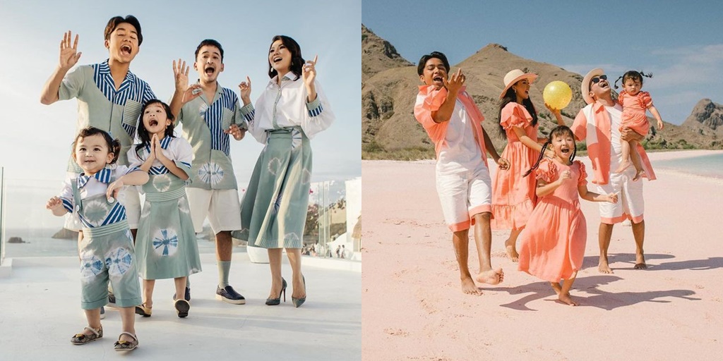 7 Portraits of Ruben Onsu's Family Togetherness, Dressing in Korean Drama Style - Wearing Outfits Made by Ivan Gunawan