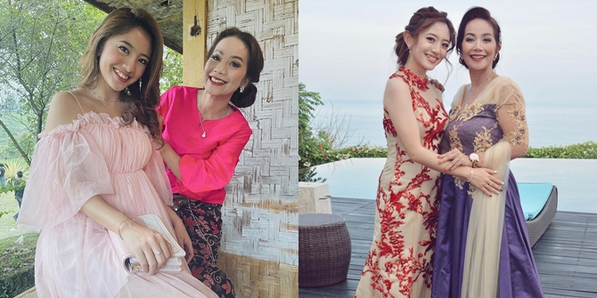 7 Portraits of Natalie Zenn and Irene Librawati's Togetherness During Shooting 'NALURI HATI', Beautiful Wearing Dresses - Climbing the Cliff Together