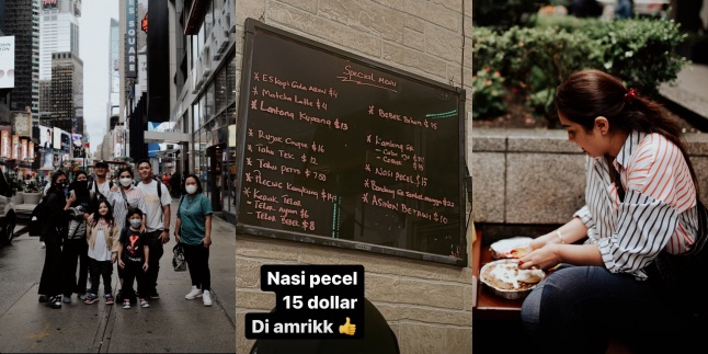 7 Portraits of Anang Hermansyah's Family Traveling to New York, Enjoying Street Food - Shocked by the Price of Pecel 15 Dollars