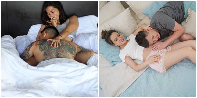 7 Portraits of Celebrity Couples' Intimacy on the Bed, Super Spoiled!