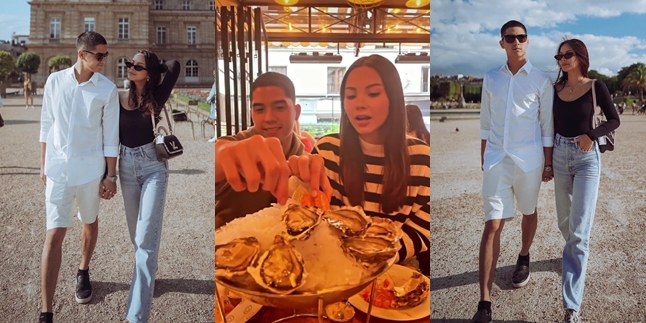 7 Pictures of Romantic Dates of Al Ghazali and Alyssa Daguise After 6 Months of Long-Distance Relationship, Going Out Together and Eating Seafood