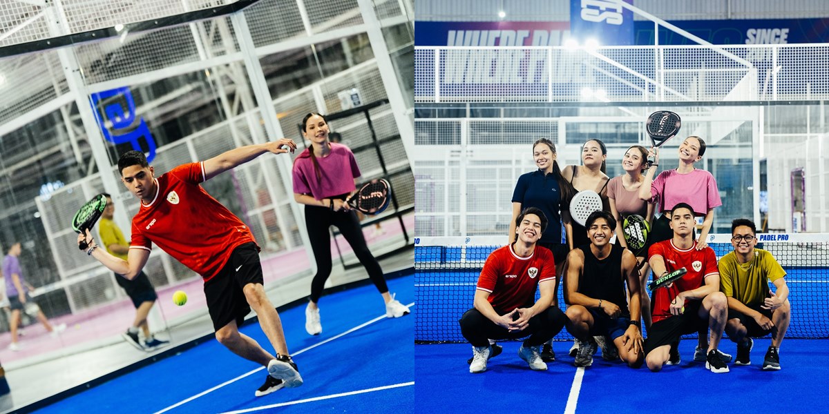 7 Photos of Al Ghazali & Alyssa Daguise Enjoying Padel Sports - Featuring El Rumi & Syifa Hadju Too