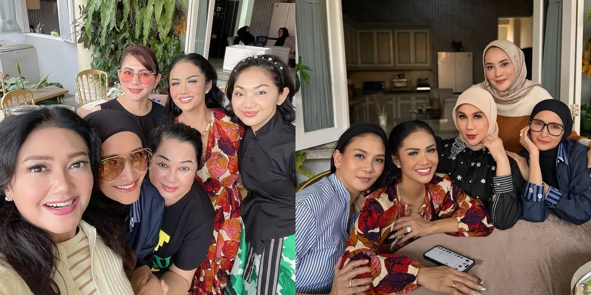 7 Photos of Kris Dayanti Gathering with Senior Celebrities from Dian Nitami - Inneke Koesherawati, All Looking Young Forever