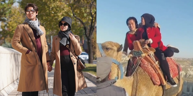 7 Portraits of Lesti Riding a Camel While Pregnant in Turkey, Making Netizens Worry About Her Baby - Shouting and Laughing