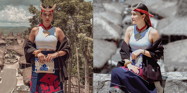 7 Portraits of Luna Maya's Vacation in Sumba, Flooded with Praise When Wearing Traditional Clothing