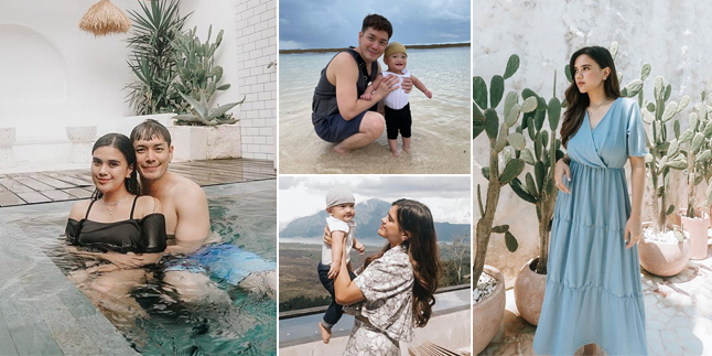 7 Fun Vacation Photos of Audi Marissa and Anthony Xie with Baby Anzel in Bali