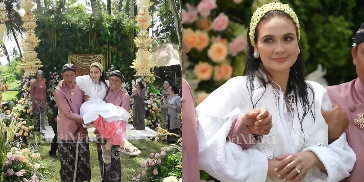 7 Photos of Luna Maya Being Carried by Her Two Brothers After the Blessing Ceremony, Warm and Full of Laughter as a Sign of Approval