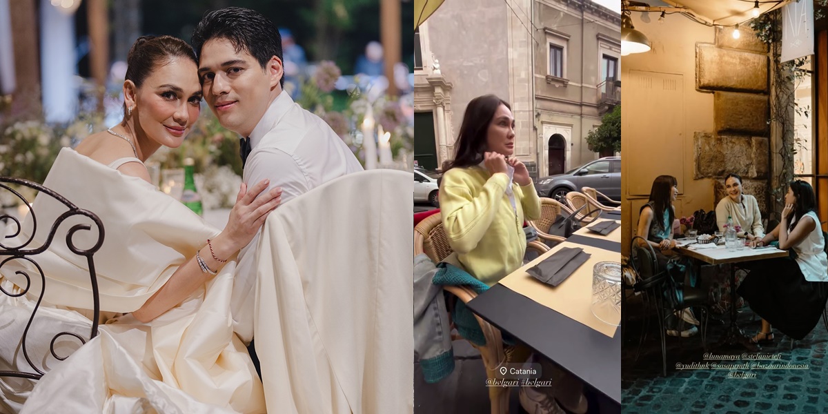 7 Portraits of Luna Maya Immediately Working After Marrying Maxime Bouttier, Going to Italy Without Her Husband