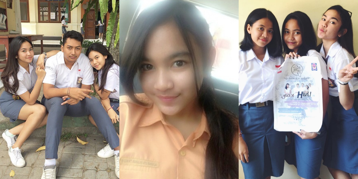7 Photos of Mahalini During School, Already Captivating Attention Since Wearing Gray and White Uniforms