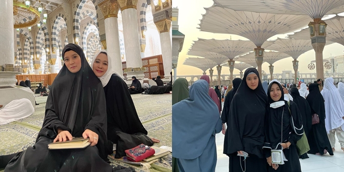 7 Portraits of Marcella Zalianty's Umrah in Ramadan, Finally Able to Travel Abroad Since the Pandemic - Beautiful and Graceful in Islamic Attire