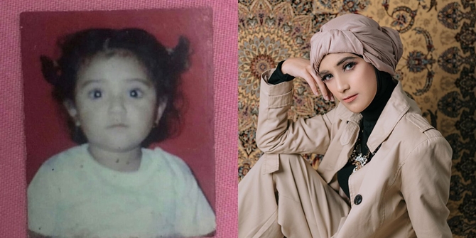 7 Potraits of Nadya Mustika's Childhood that Resemble Syaki, Beautiful with Round Eyes - Her Hair is Black and Shiny