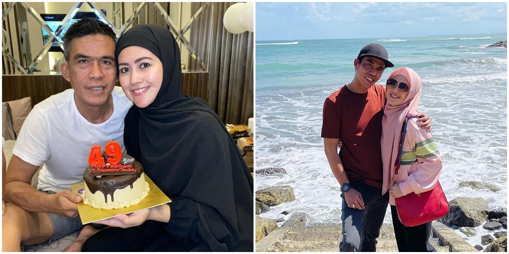 7 Portraits of Meggy Wulandari and Her Husband Getting More Romantic Approaching One Year of Marriage, Happy Together with Children
