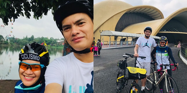 7 Intimate Photos of Ikke Nurjanah and Husband After Marriage, Romantic Cycling Together