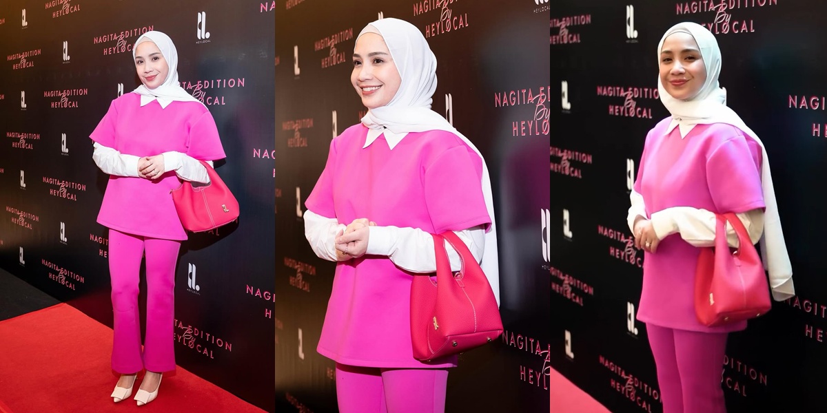 7 Photos of Nagita Slavina Wearing Hijab to Welcome Ramadan, Beautifully Stunning in Pink Color