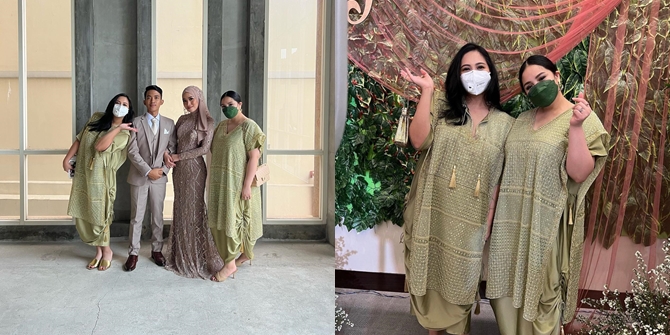 7 Portraits of Nagita Slavina Attending Cousin's Wedding, Still Beautiful and Glamorous Even in Matching Outfits - Her Sandals' Price Becomes the Highlight