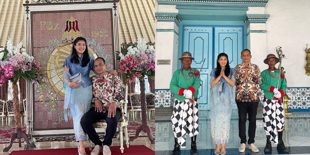 7 Portraits of Olivia Zalianty Spending Time in Surakarta Throughout Ramadan, Visiting the Palace with Her Small Family