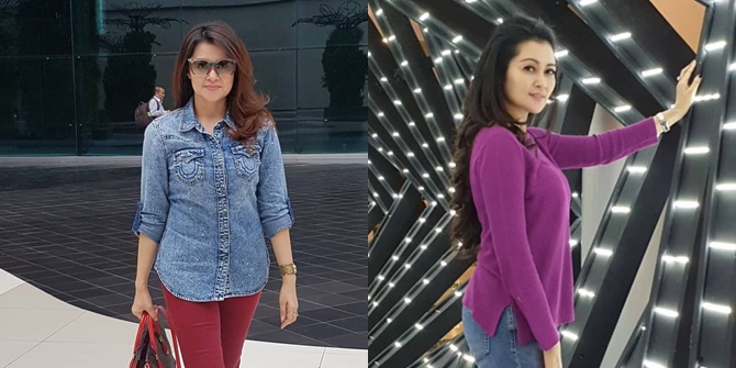 7 Portraits of OOTD Ratu Dewi Imasy, Star of the Soap Opera 'DARI JENDELA SMP', Still Cool Like a Teenager with Simple Outfits