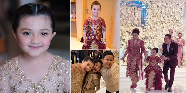 7 Beautiful Portraits of Arsy's Appearance at the Akad and Wedding Celebration of Aurel Hermansyah and Atta Halilintar