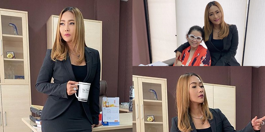 7 Portraits of Inul Daratista's Appearance Wearing All-Black Outfit While Working, Netizens Focus on the Wrong Thing!