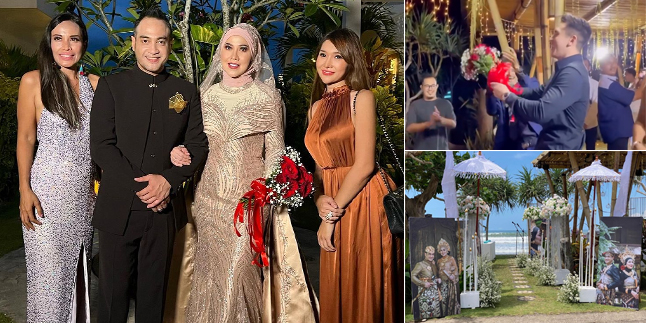 11 Portraits of Venna Melinda and Ferry Irawan's Wedding Reception Party, Her Wedding Gown is Beautiful and Very Luxurious!