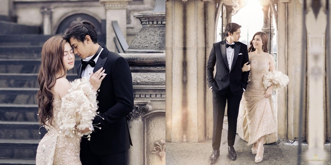 7 Portraits of Felicya Angelista and Caesar Hito's Prewedding in the Grand Castle, Getting Closer to the Wedding Day