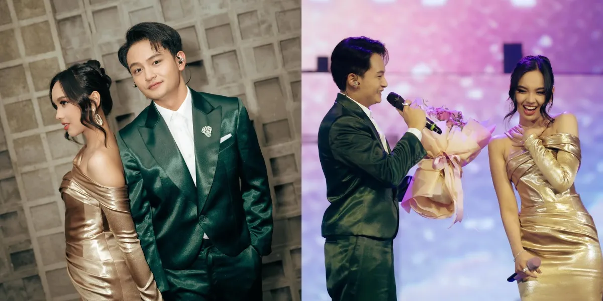 7 Photos of Randy Martin Surprising Lyodra on Stage, Ending in a Duet Together