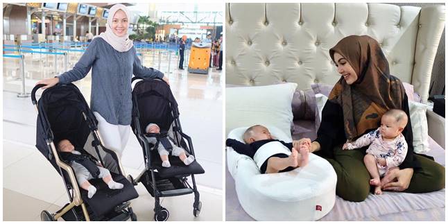 7 Portraits of Ratna Galih with her Twin Babies, Boundless Love!