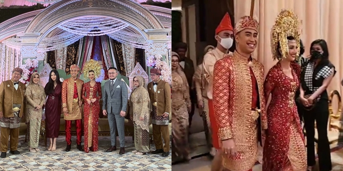 7 Portraits of Vidi Aldiano and Sheila Dara's Luxurious Wedding Reception, Rich in Minang Tradition - Full of Happy Laughter