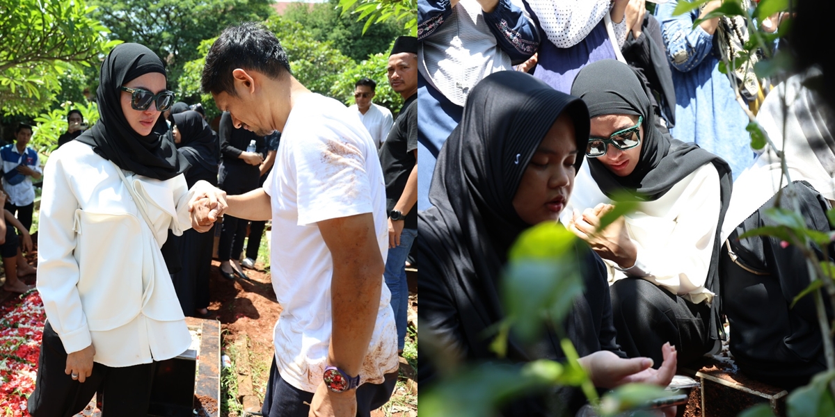 7 Photos of Ririn Ekawati at Her Mother-in-Law's Funeral, Overwhelmed with Tears - So Close Like Her Own Mother