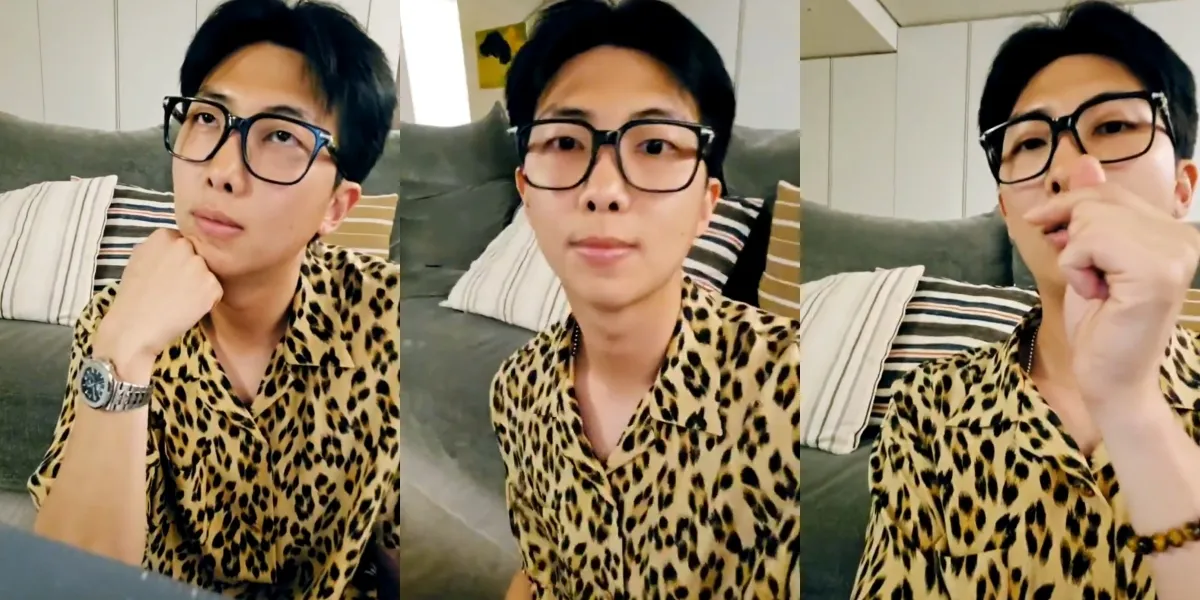 7 Photos of RM BTS Sharing During Live Stream, Suffering from Severe Insomnia During Military Service - Still Taking Medication Until Now