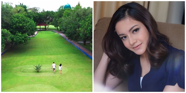 7 Portraits of Presenter Ovi Dian's Luxury House, Having a Large Mosque & Golf Field in the Backyard!