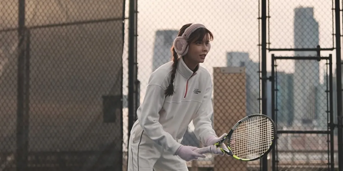 7 Portraits of Sabrina Chairunnisa Realizing Her Dream of Playing Tennis in New York During Winter