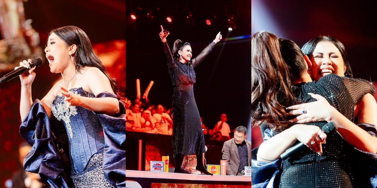7 Photos of Shabrina Leanor Shaking the Stage Result and Reunion Indonesian Idol 2025, Making Maia Estianty Stand on the Table