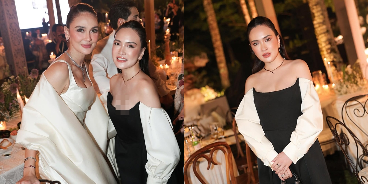7 Photos of Shandy Aulia at Luna Maya's Wedding, Looking Beautiful Wearing a Rp400 Million Necklace - Her Unique Dress Steals the Spotlight