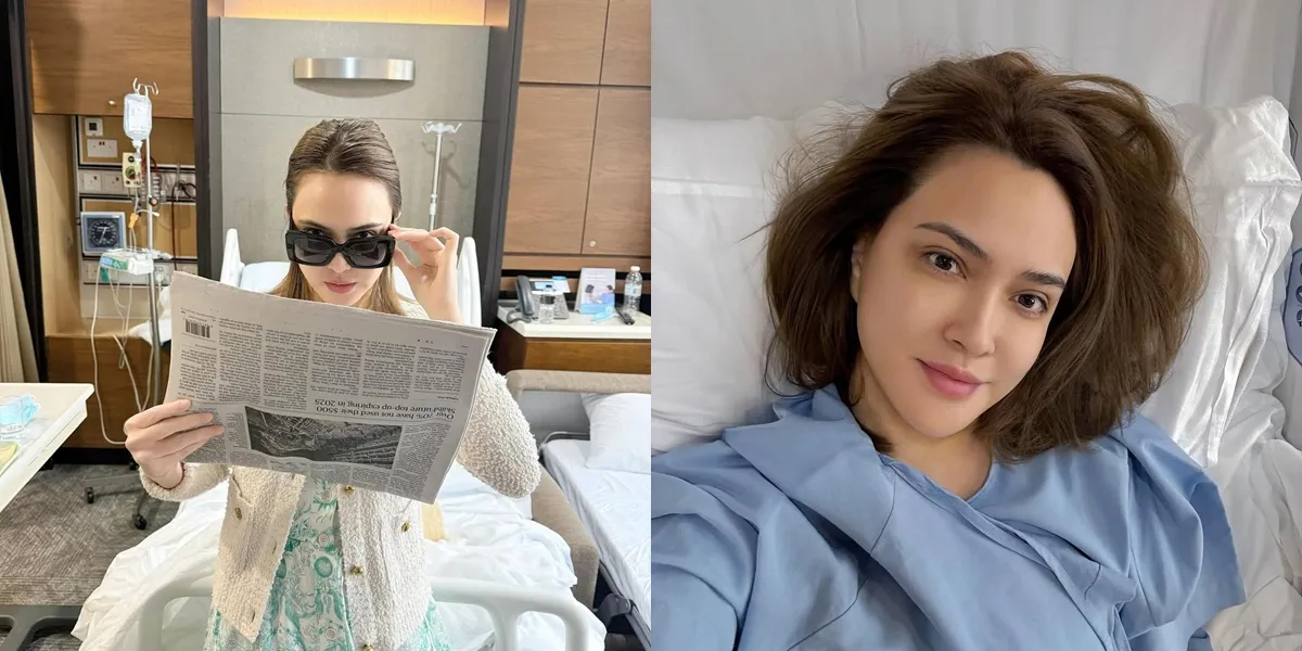 7 Photos of Shandy Aulia Celebrating Her Birthday in the Hospital, Suffering from a Sore Throat - Many Prayers from Netizens